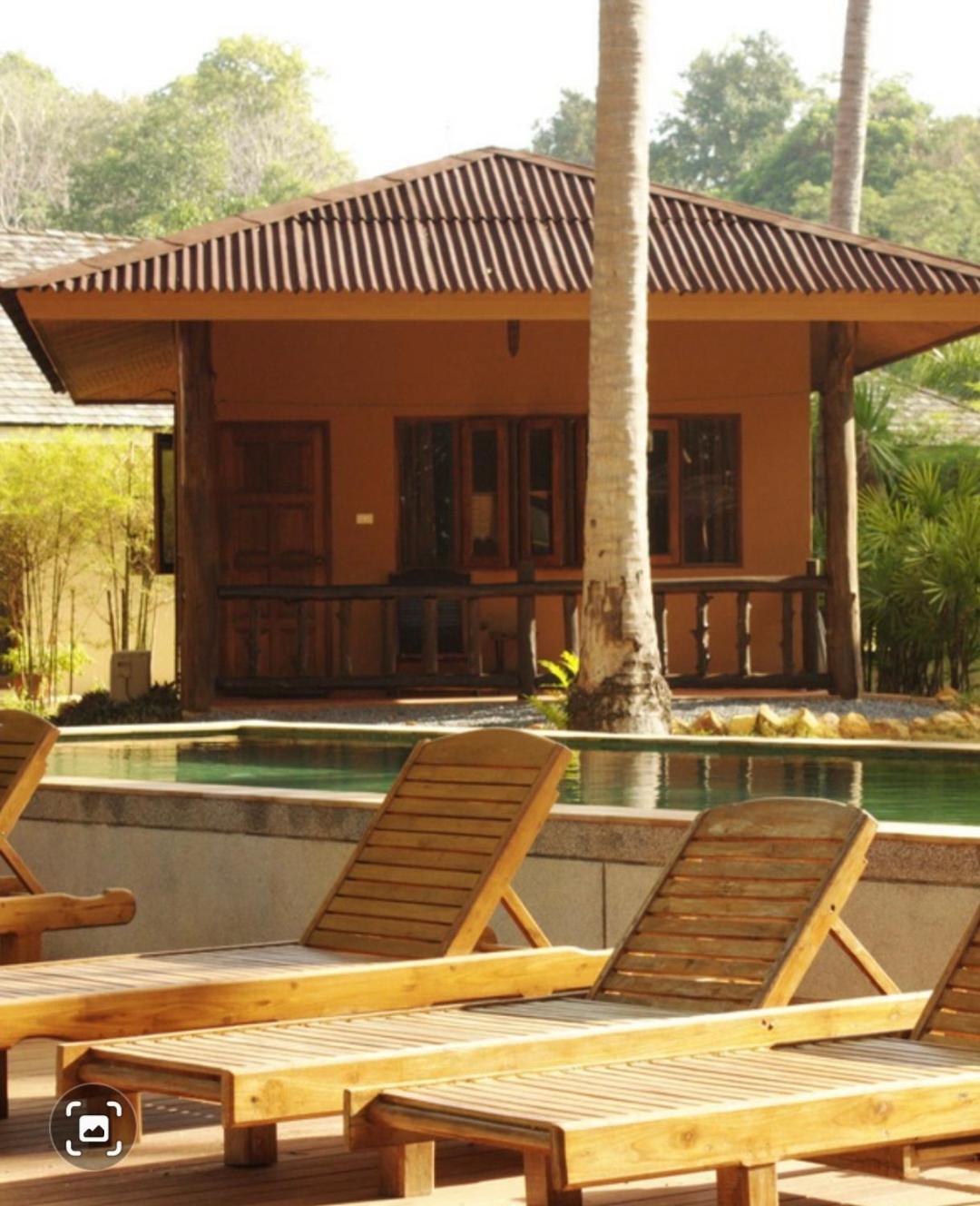 Melina Beach Front Bungalows Tha Lane Bay Bagian luar foto